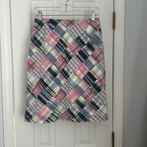 Brooks Brothers preppy madras skirt size 2